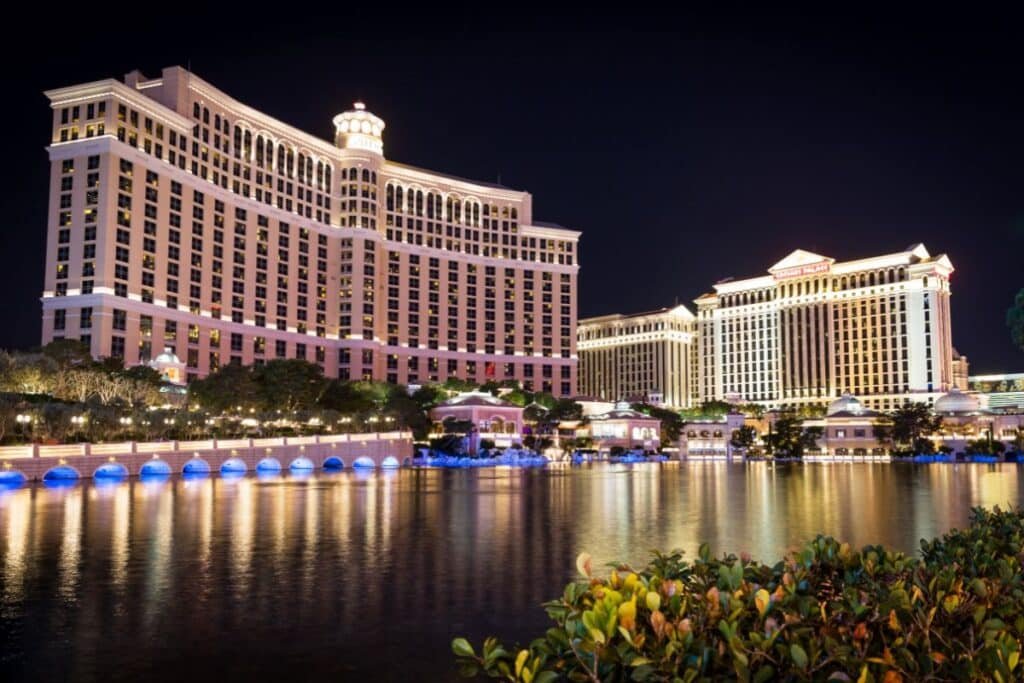 Show de luzes do Hotel Bellagio